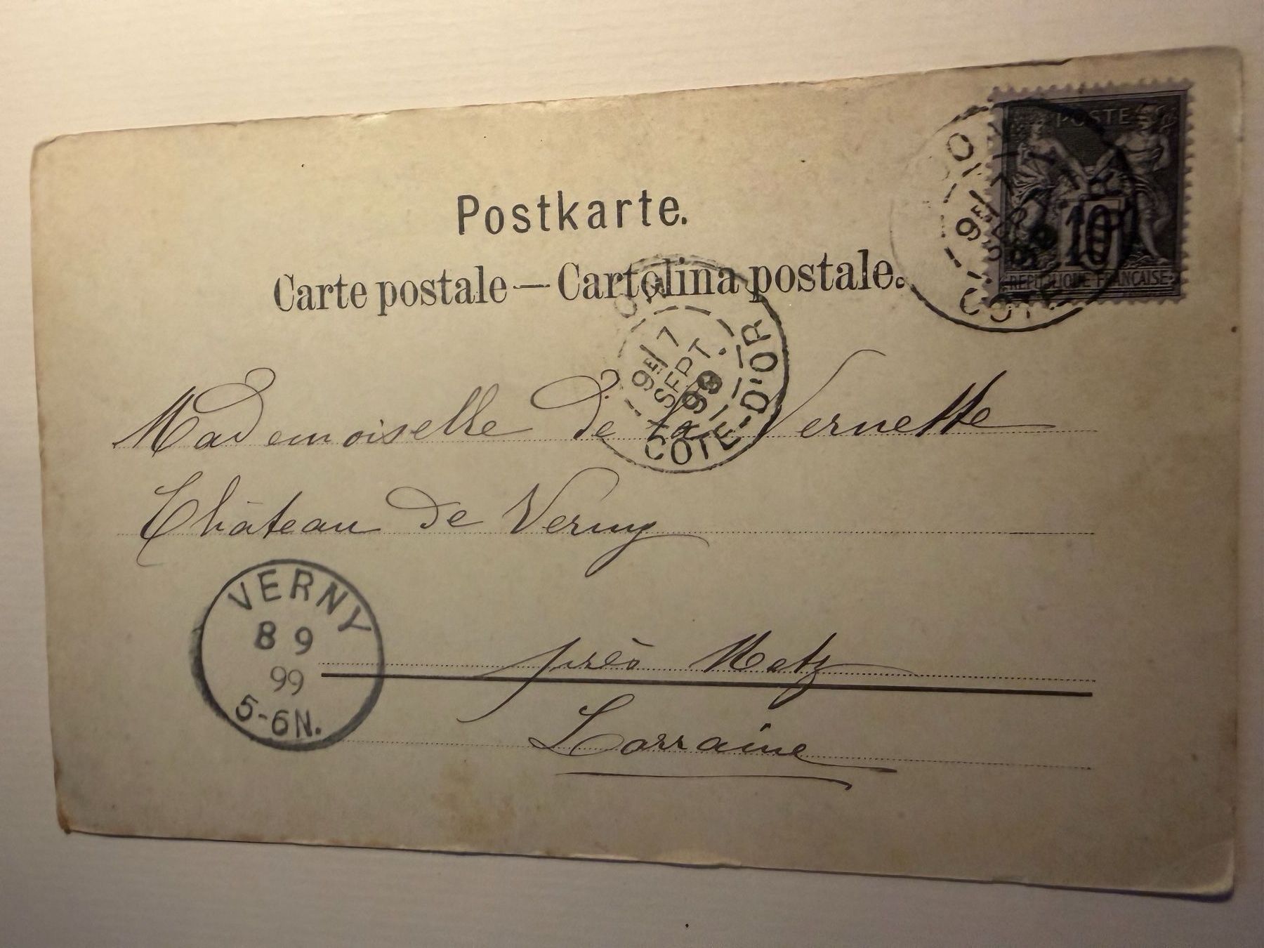 Cartoline postali: BERN - Bärengraben - Ansichtskarte 1899 – Usato da Tegerfelden venduto da siebenmacky 1