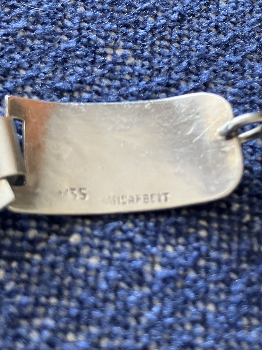 Bracciali & Braccialetti: Antikes Silberarmband mit Glückssymbolen – Usato da Düdingen venduto da Kalalua
