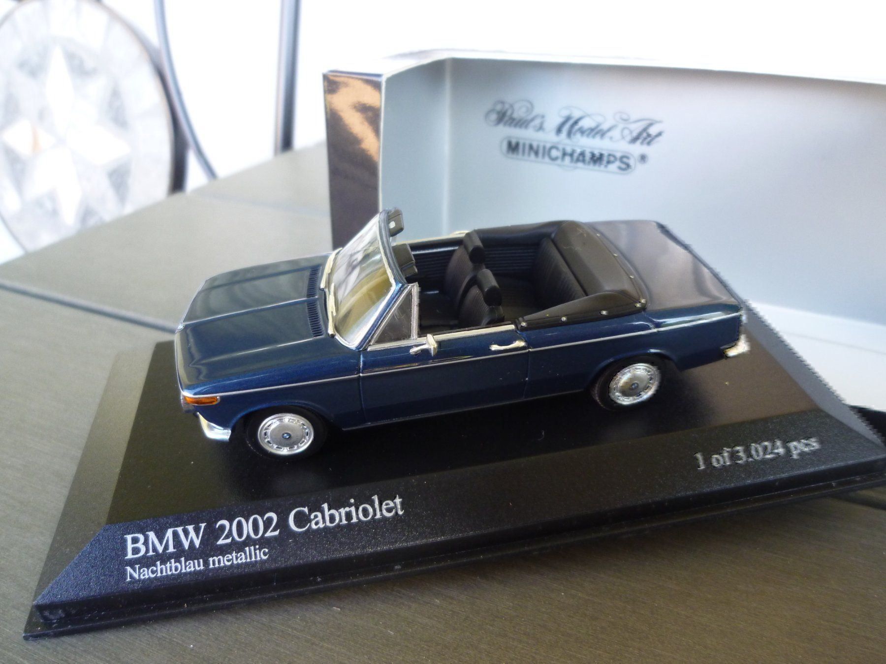 Modellini d'auto: BMW 2002 Cabriolet (1971) – Nuovo e nell'imballaggio originale da Flawil venduto da Imperiosud 6