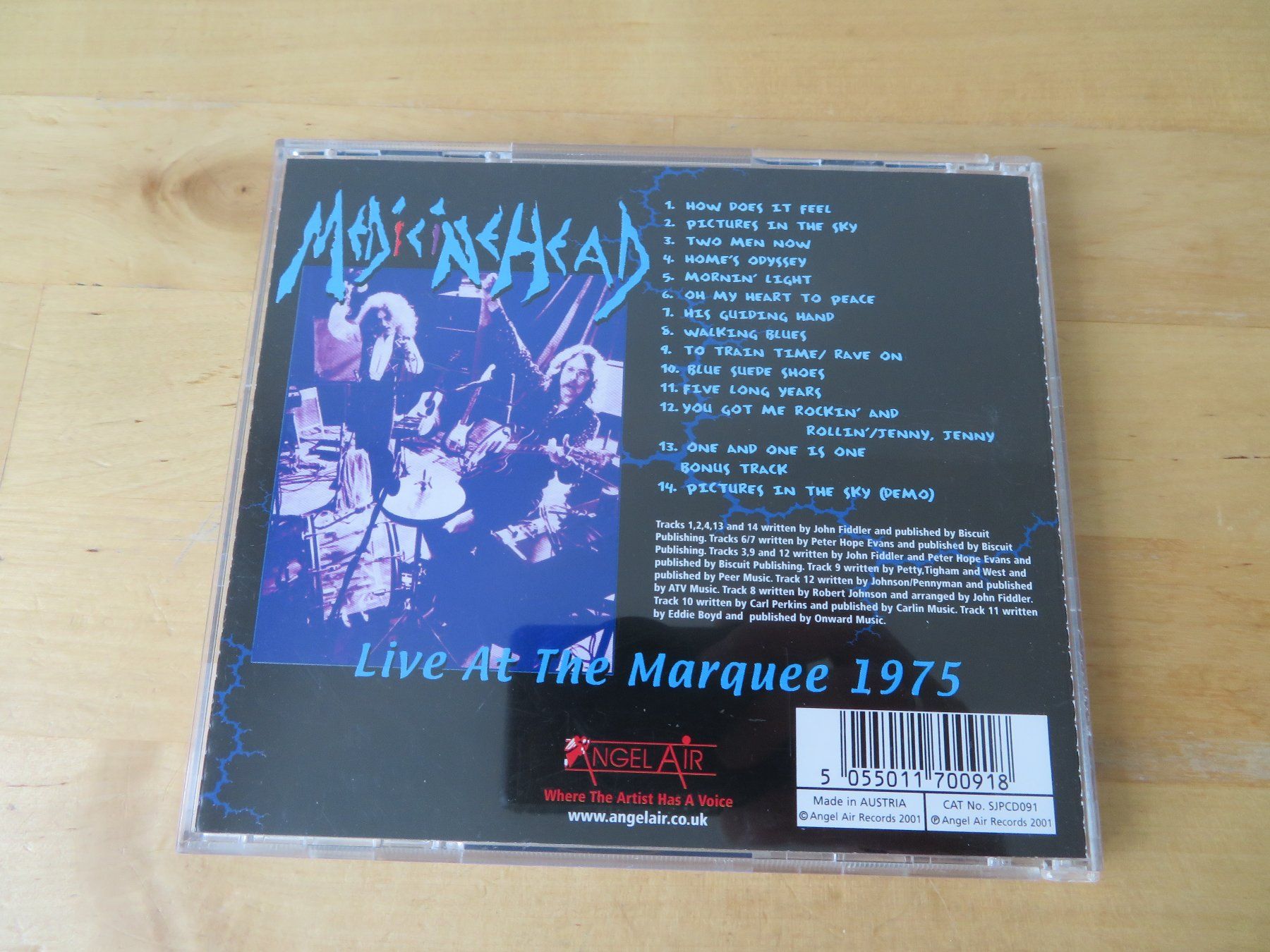 CD: MEDICINE HEAD "Live at the Marquee 1975" – Usato da zürich venduto da Goldimmund 4