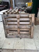 Set 8x Holzpaletten 4x EPAL Europaletten Einweg & Halbpalett