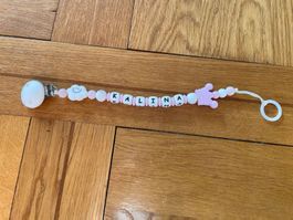 Schnullerkette mit Name Kalina