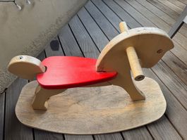 Holz-Schaukelpferd / Schaukelpony
