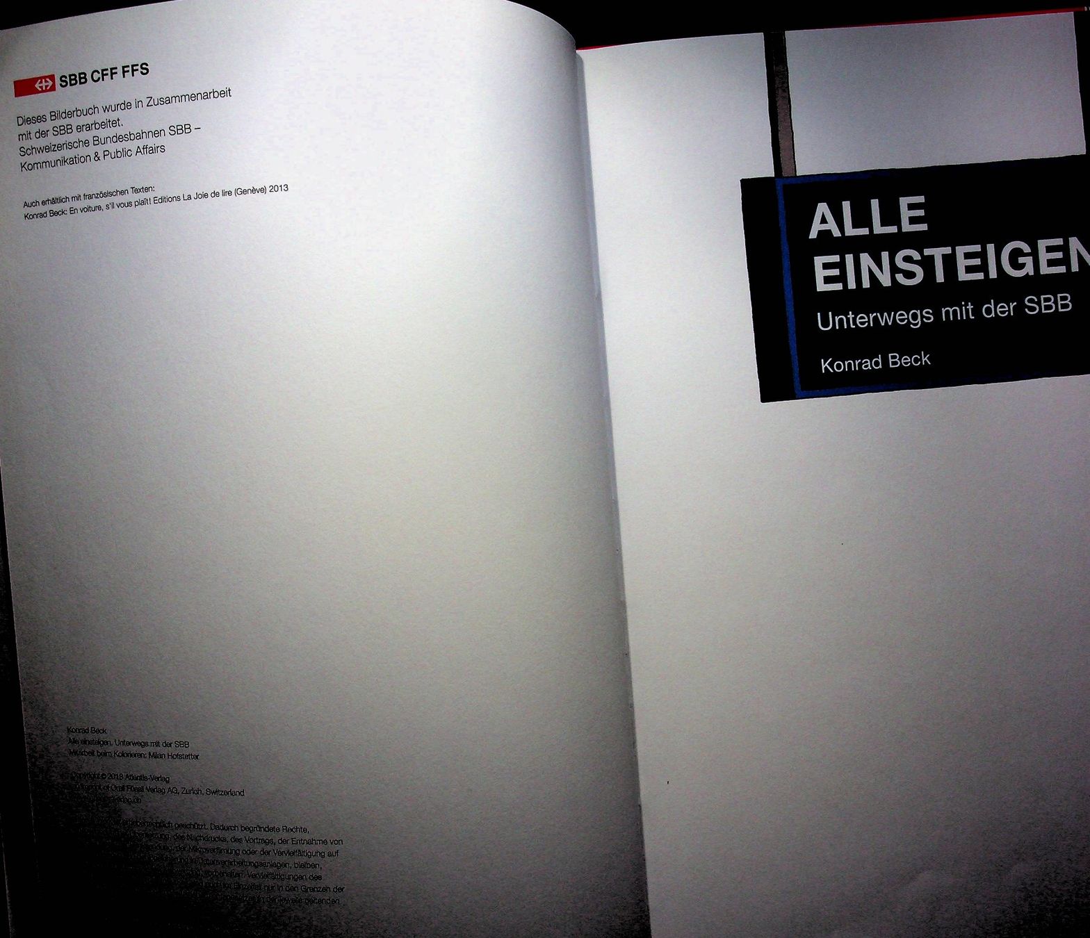 Libri: Konrad Beck Alle einsteigen. Unterwegs mit der SBB – Usato da Reitnau venduto da Zaomir 3