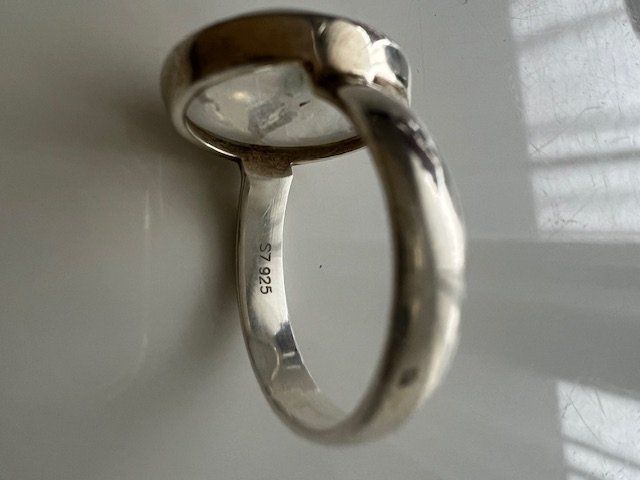 Anelli: Ring Silber 925 mit Stein, NEU! – Nuovo (secondo la descrizione) da Walenstadt venduto da ricamul 1