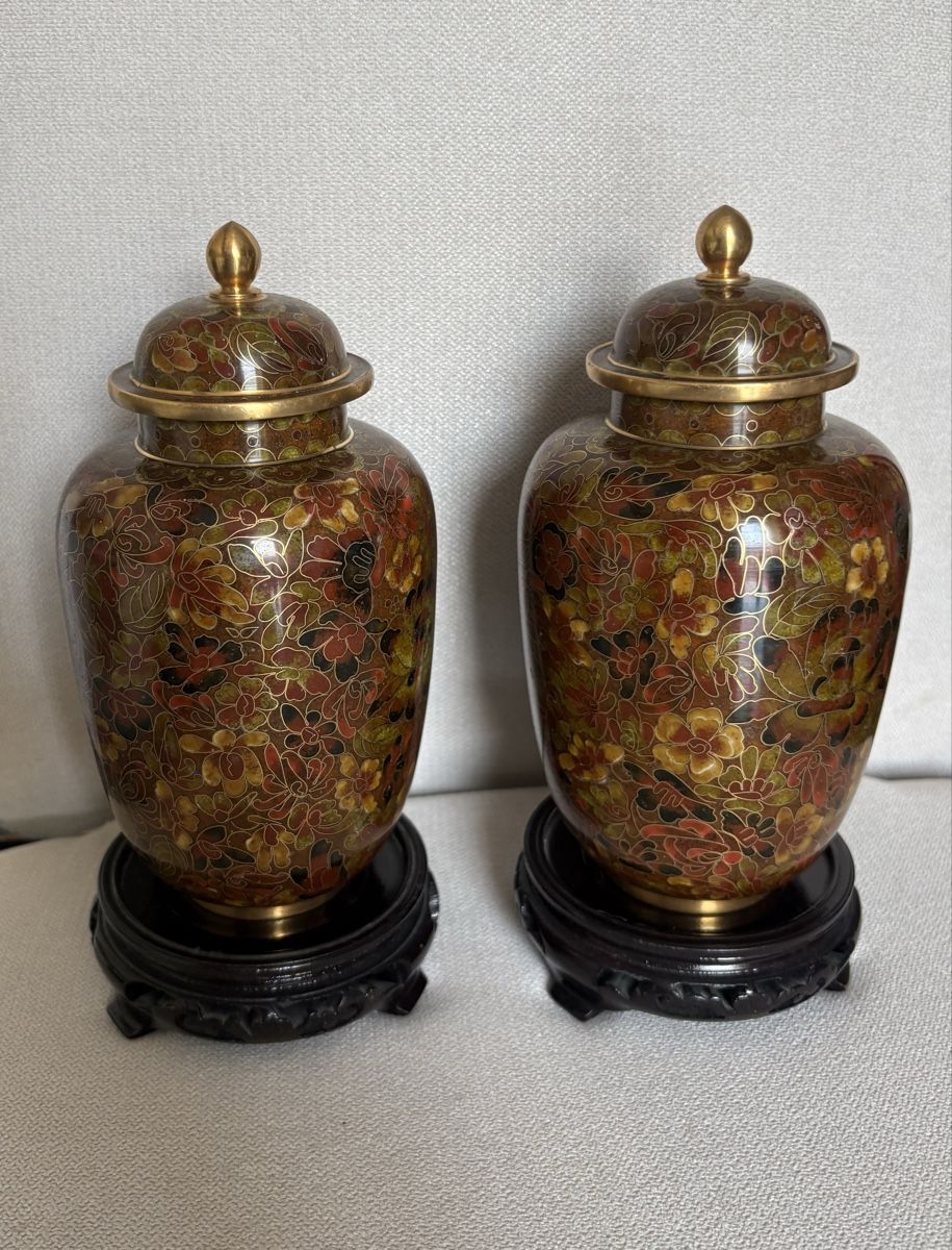 Vasi & Recipienti: Bellissima copia di vasetti in cloisonné – Usato da Chiasso venduto da myt_k8rf