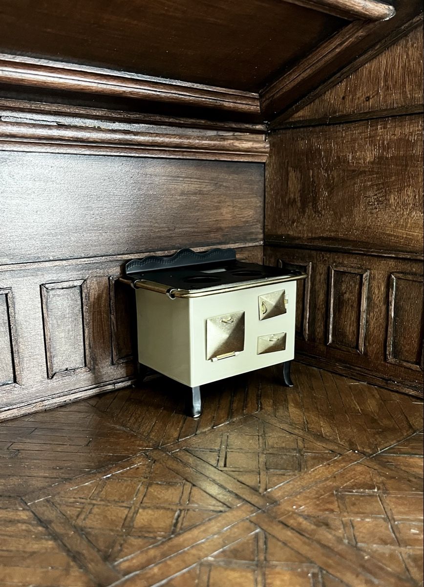 Puppenhäuser & -möbel: Miniatur Kochherd aus Metall – Gebraucht aus Brugg AG von Faint.Memory