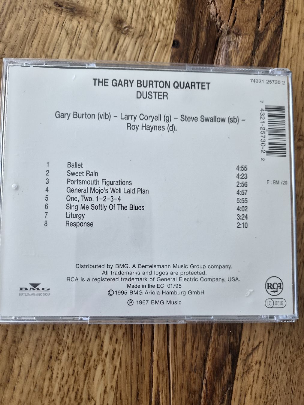 CDs: GARY BURTON QUARTET DUSTER – D'occasion à Zofingen par Tinpan 3