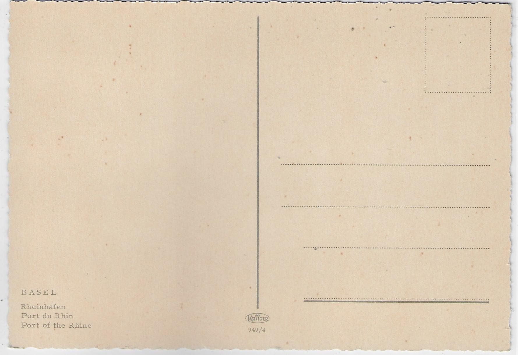 Cartoline postali: Basel - Rheinhafen – Usato da Ettingen venduto da Kartenplanet 1
