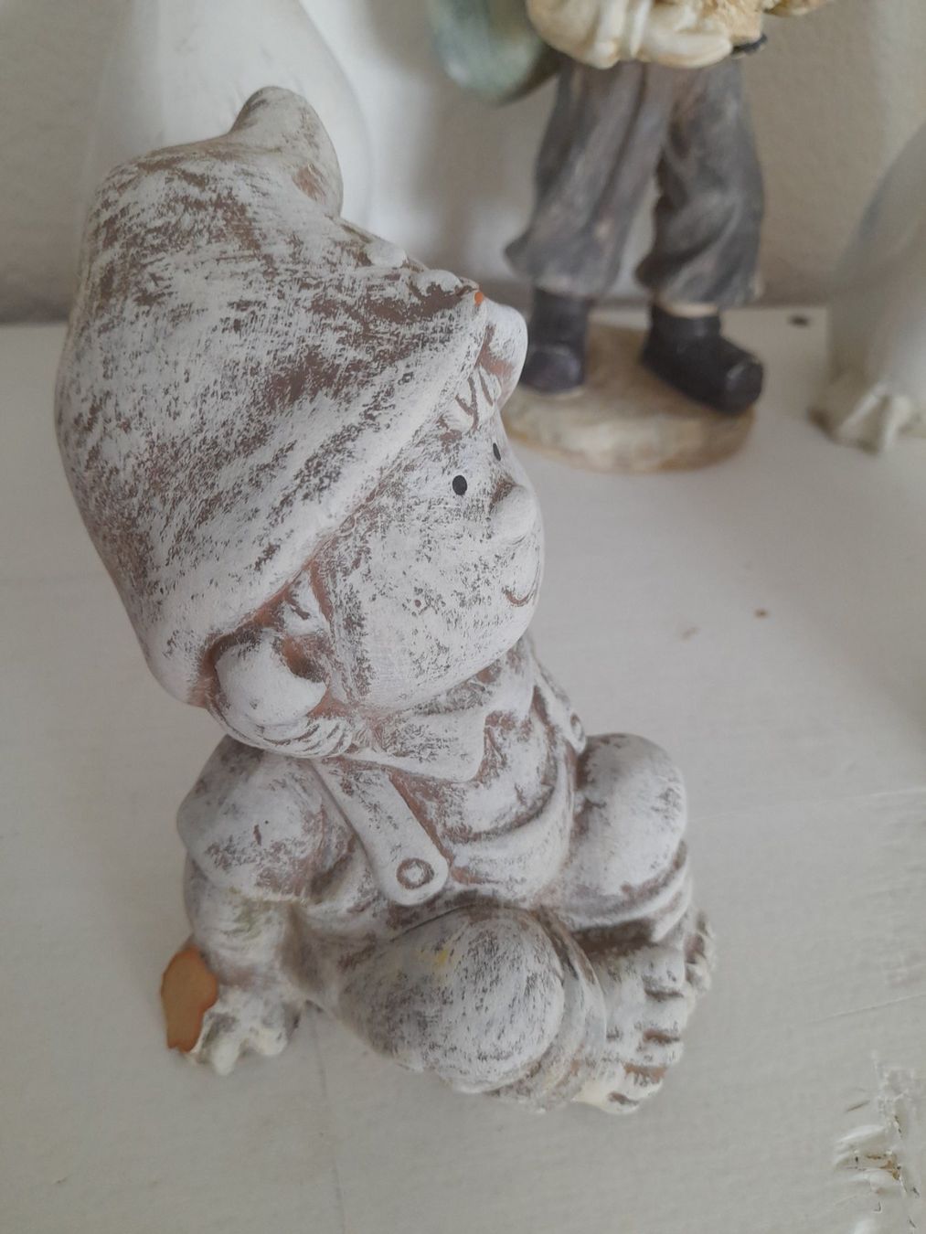Statuette: 5 Gartenfiguren (Gans, Junge) – Usato da Eiken venduto da Lashar 1