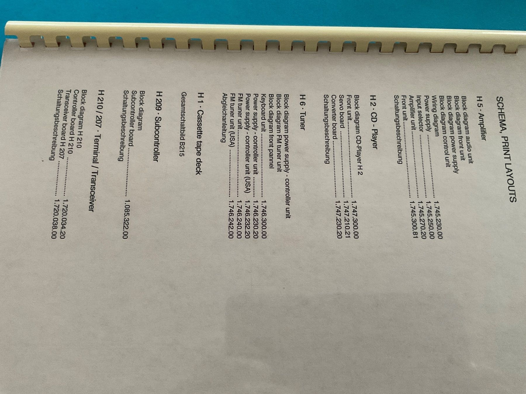 Revox Appareils à bandes: ReVox SCHEMA, PRINT LAYOUTS – D'occasion à Langenthal par RronJora 1