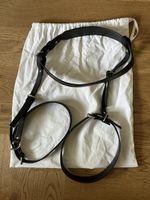 Fleet Ilya Black Leather Harness Body Belt Size S