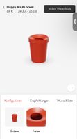 VITRA Happy Bin RE Small, ungebraucht