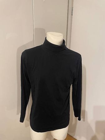 ***PIERO CONTE*** Rollkragenshirt schwarz M