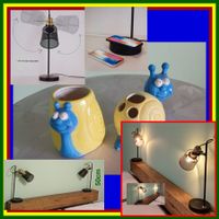 Lampe de chevet set 2 Piece.Zum Natel Aufladen!Helles Licht!