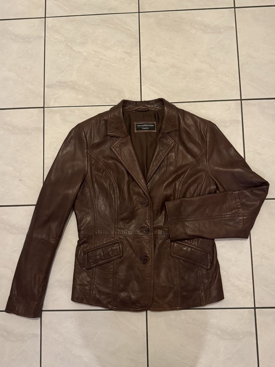 Giacche: Braune Lederjacke – Nuovo (secondo la descrizione) da Hergiswil NW venduto da kaufe_bei_kaufmann