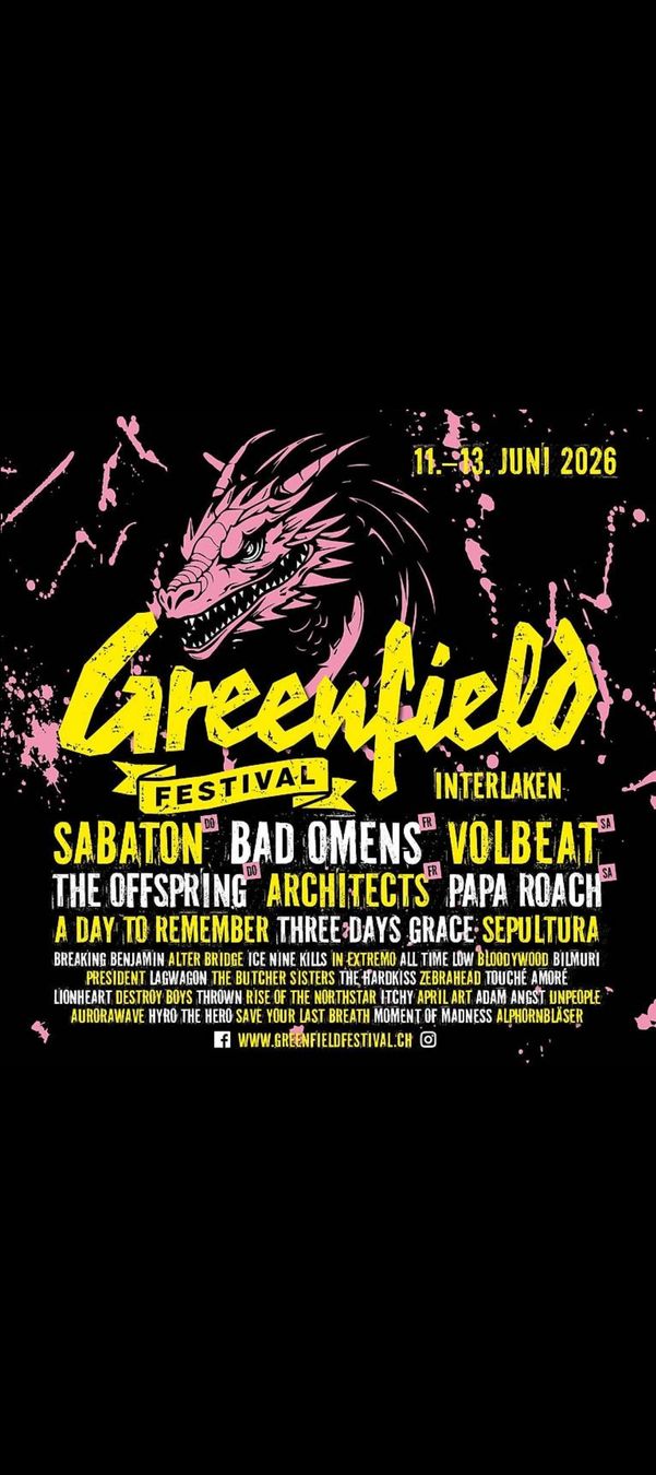 Biglietti: Greenfield Ticket 2 Tagespass Freitag & Samstag – Nuovo e nell'imballaggio originale da Reinach AG venduto da Jns98