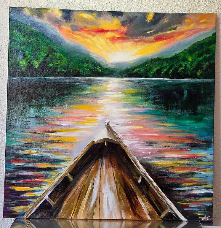 Dipinti: Tableau d'art fait à la main/Original Acrylgemälde – Nuovo e nell'imballaggio originale da Sierre venduto da AlinaArtValais