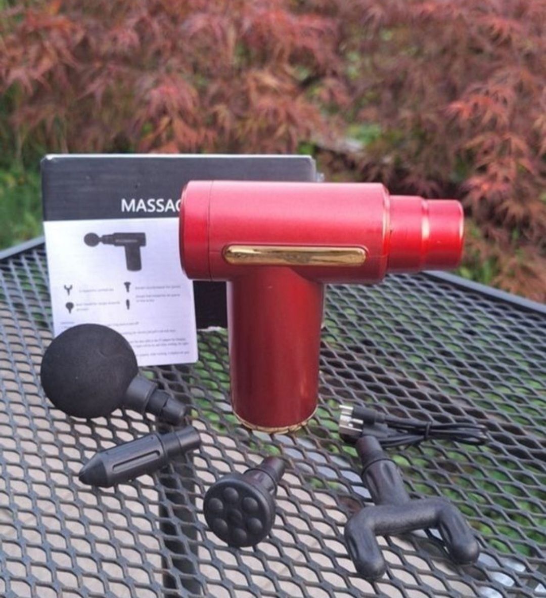 Dispositivi per massaggi: Mini Massage Gun, Rot, NEU. – Nuovo e nell'imballaggio originale da Zuzgen venduto da kup_dmw7 3