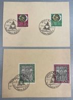 D 1951 2 PK mit 139/140 u. 141/142, gleicher Stempel Wolfach