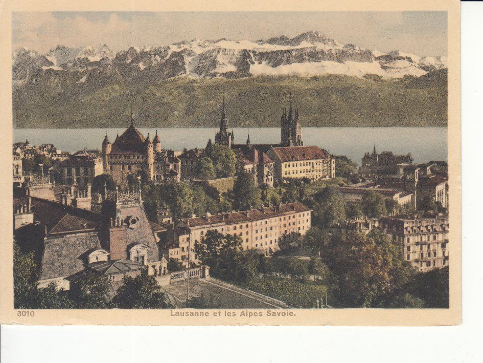 Cartoline postali: Lausanne 1957 – Usato da Bürglen TG venduto da StampGraf