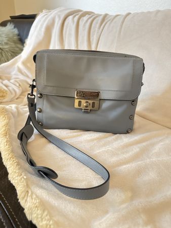 Crossbody Bag Mark Jackobs light blue grey  Like New