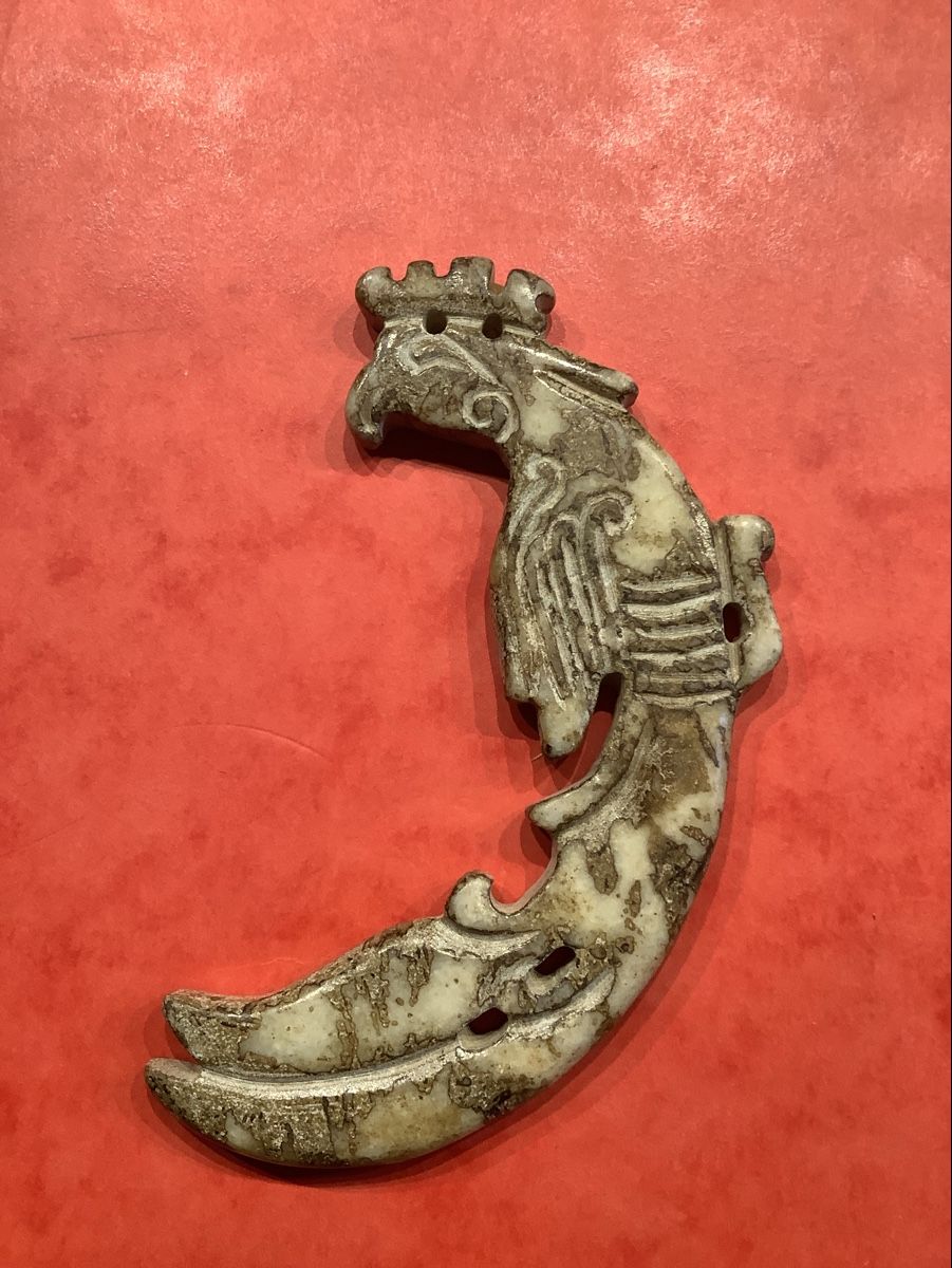 Ciondoli: Altes Jade Amulett – Usato da Zürich venduto da Albatros57