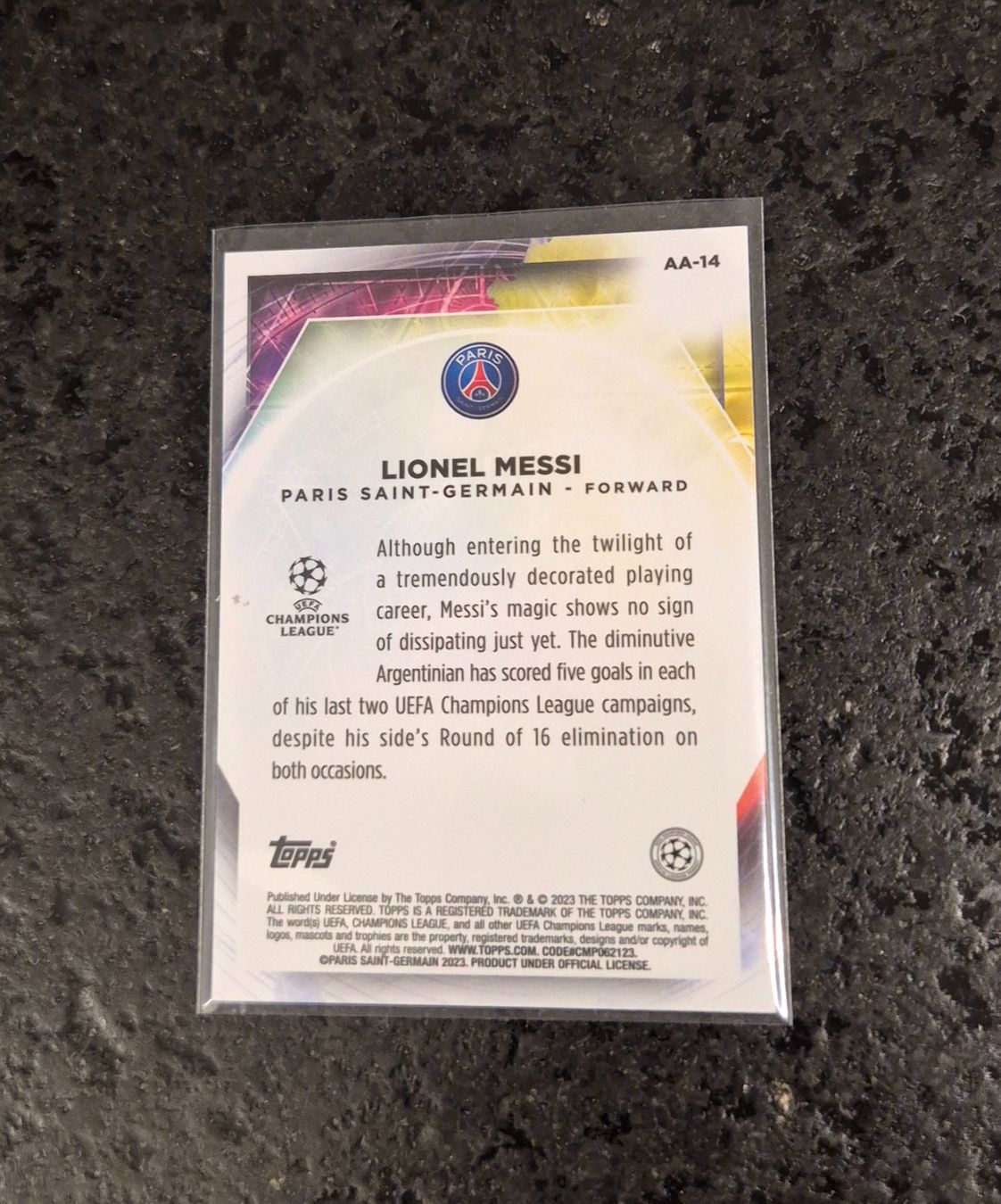 Topps Carte collezionabili: Lionel Messi - PSG - Topps – Nuovo (secondo la descrizione) da Burg AG venduto da Danoe 1