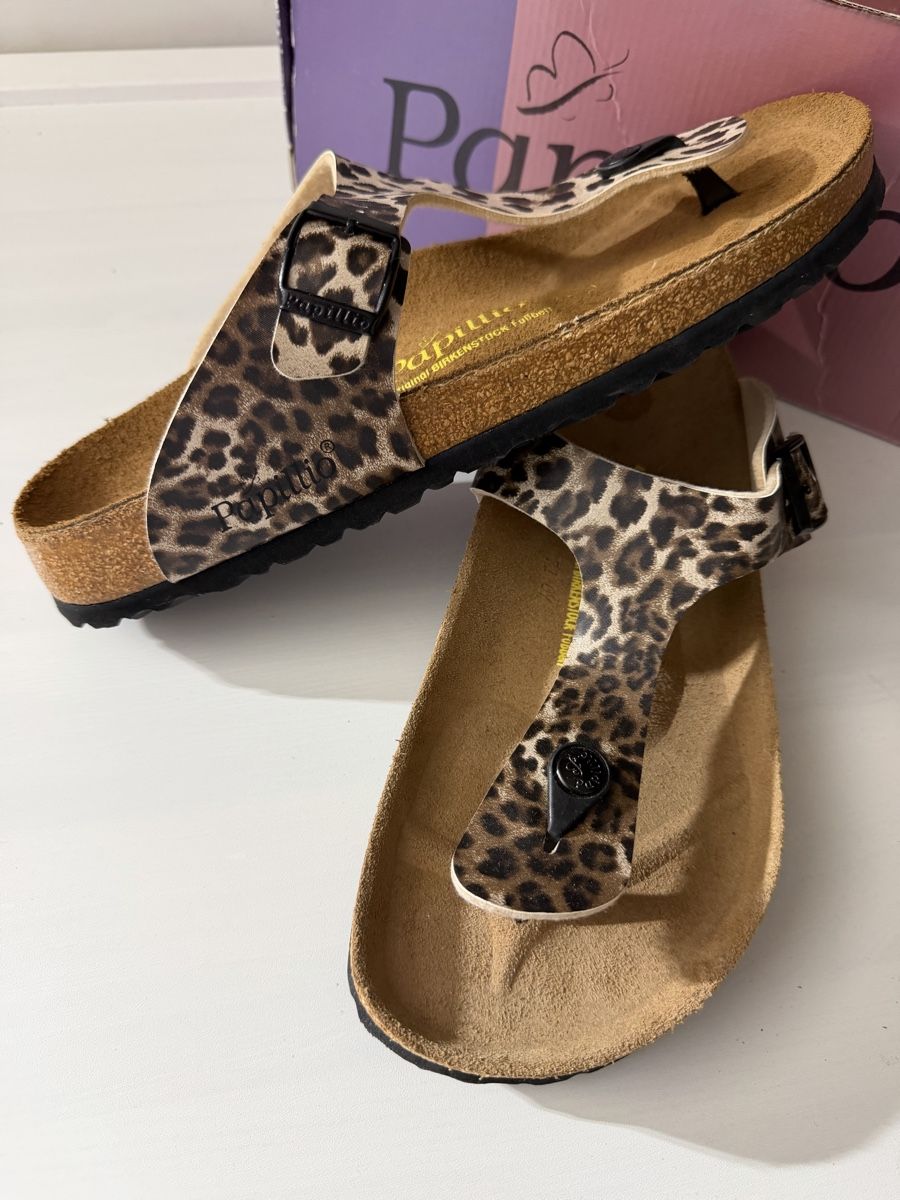 Birkenstock Damenschuhe: Mules Papillio Gizeh léopard 43 neuf – Neu und originalverpackt aus Brügg BE von Goob 2