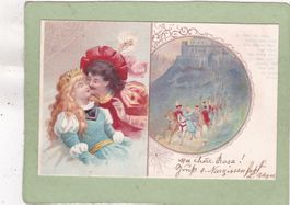 Kitsch Kunst Märchen Prinz Dornröschen 1899