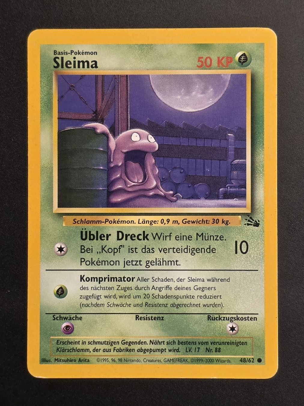 Pokémon Sammelbilder & Trading cards: Sleima 48/62 Pokémon Fossil Set 2000 -DE – Gebraucht aus Basel von MartinM.91
