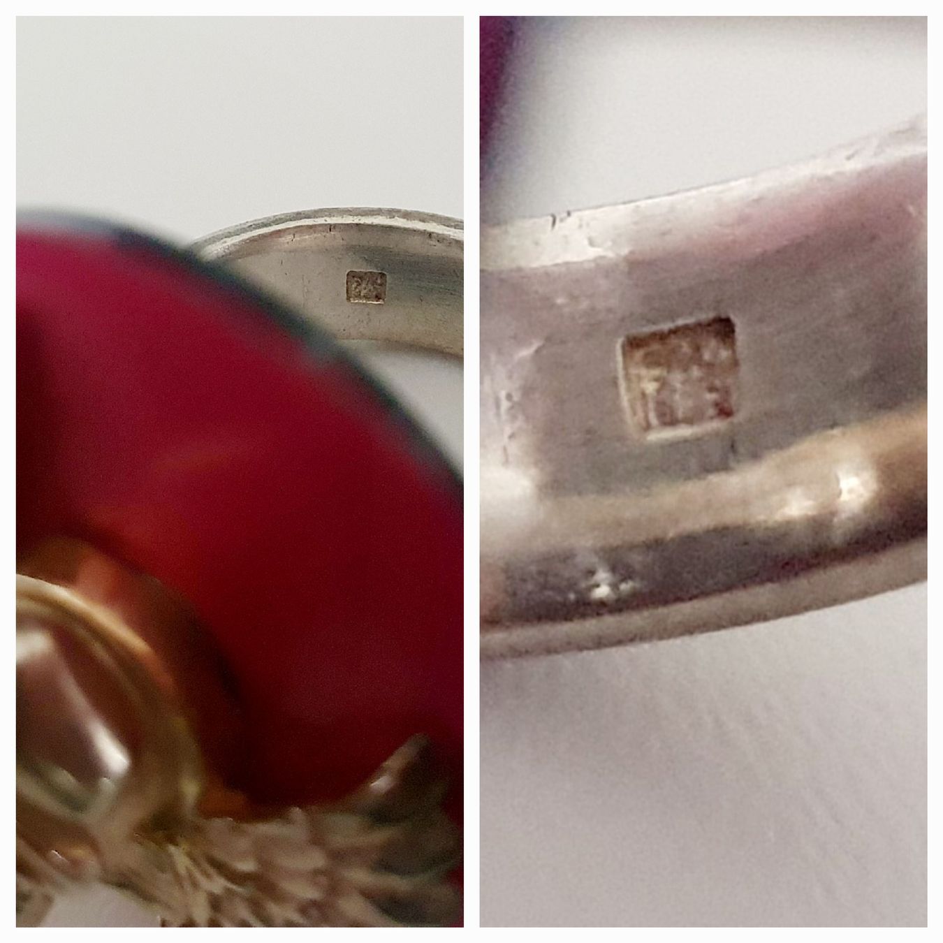 Anelli: VINTAGE SILBER RING 925 MIT ENGEL GR. 16,7 mm – Usato da Kreuzlingen venduto da Wunderkiste123 5