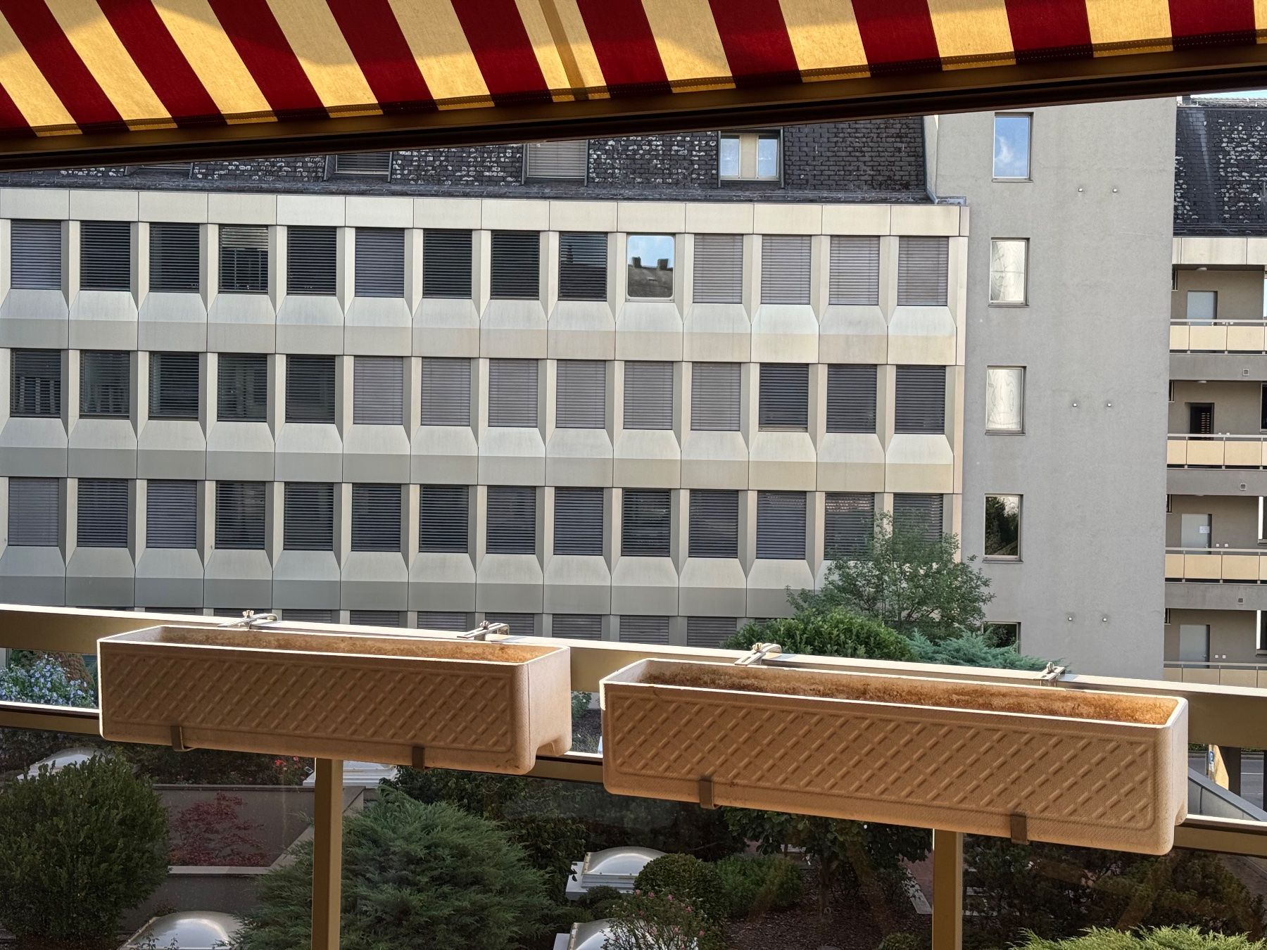 Eternit Pots de fleurs: 2 Stück Eternit Planzenttröge mit Bemusterung – D'occasion à Zürich par PhilippeMueller