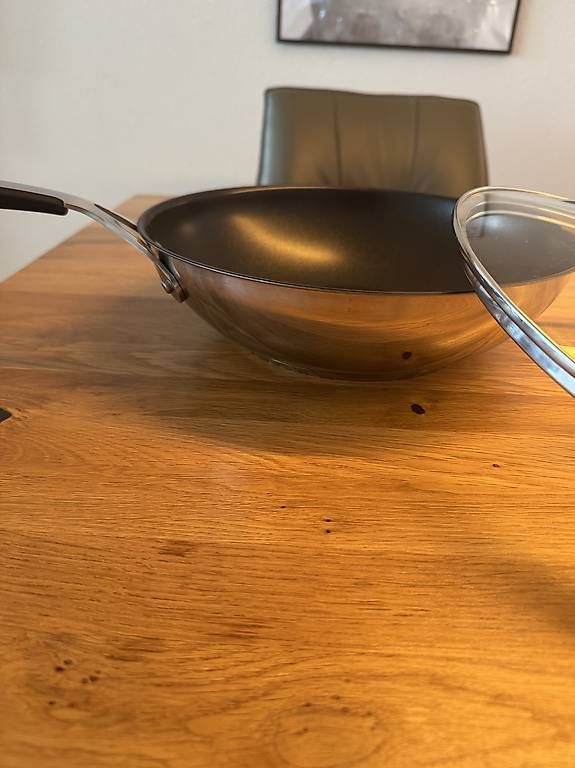 Padelle: Tefal "Jamie Oliver" Wok inkl. Deckel – Usato da Uster venduto da cynale 2