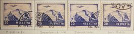 MA17) F27, Flugpostmarke mit Abarten