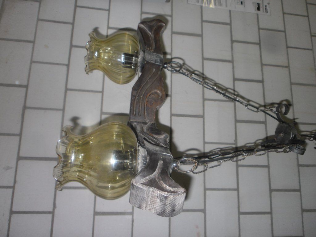 Lampadari & plafoniere: Deckenlampe / Hängelampe - alt , Holz – Usato da Büren SO venduto da omsa 2