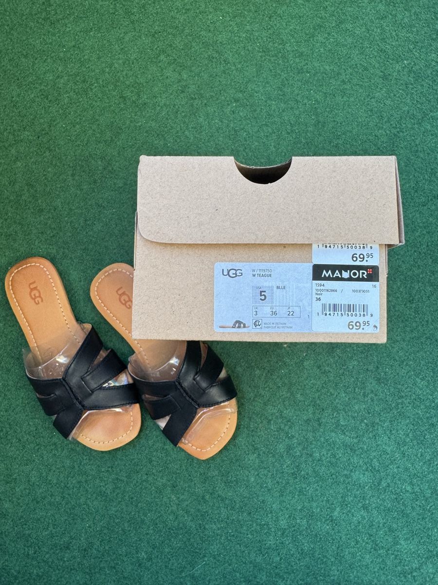 Ugg Scarpe da donna: UGG, en cuir noir, taille 36 - État comme neuf – Usato da Brügg BE venduto da Goob 5
