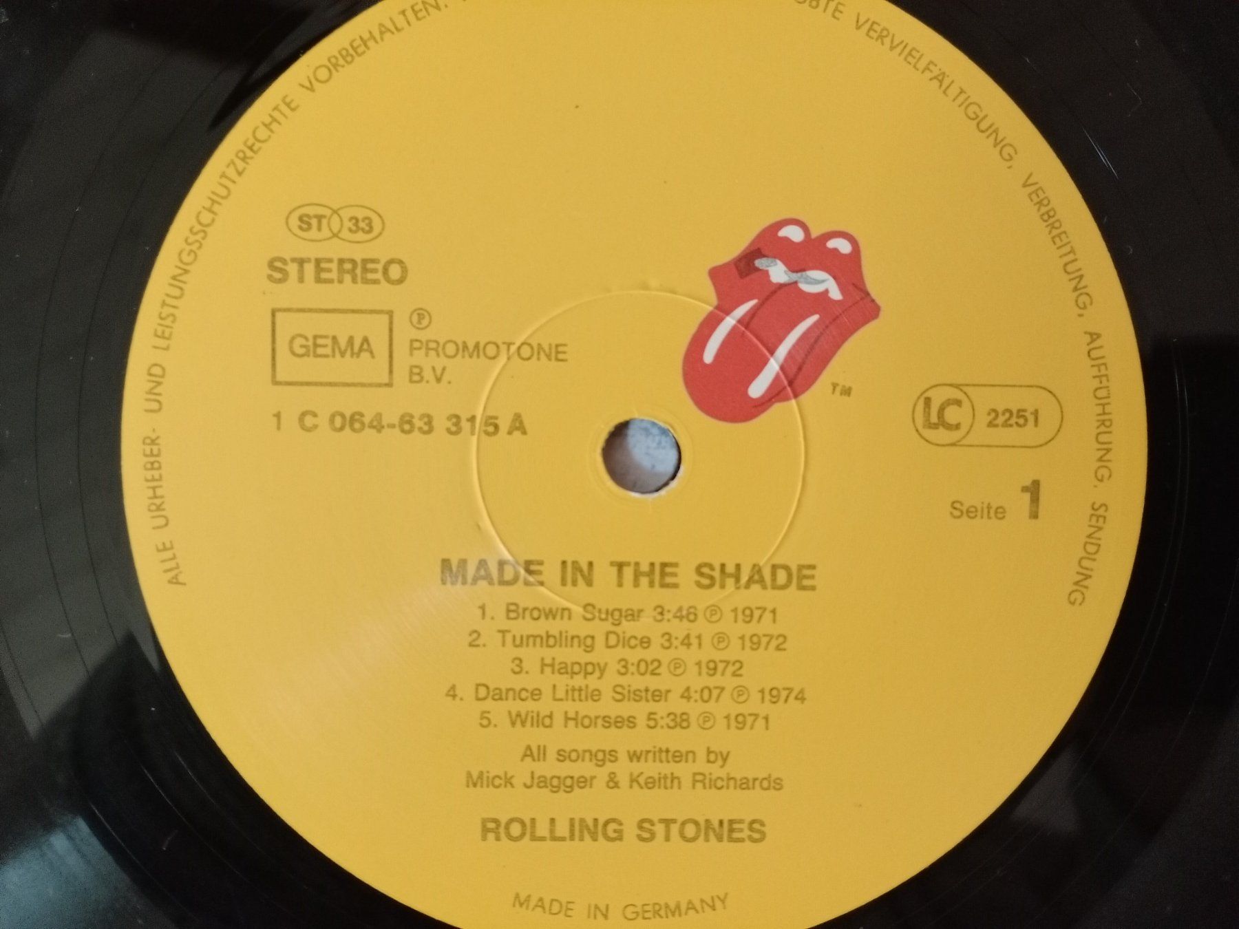 Dischi in vinile: Rolling Stones - Made in the Shade LP - T – Usato da Waldenburg venduto da STICKER_KING 4