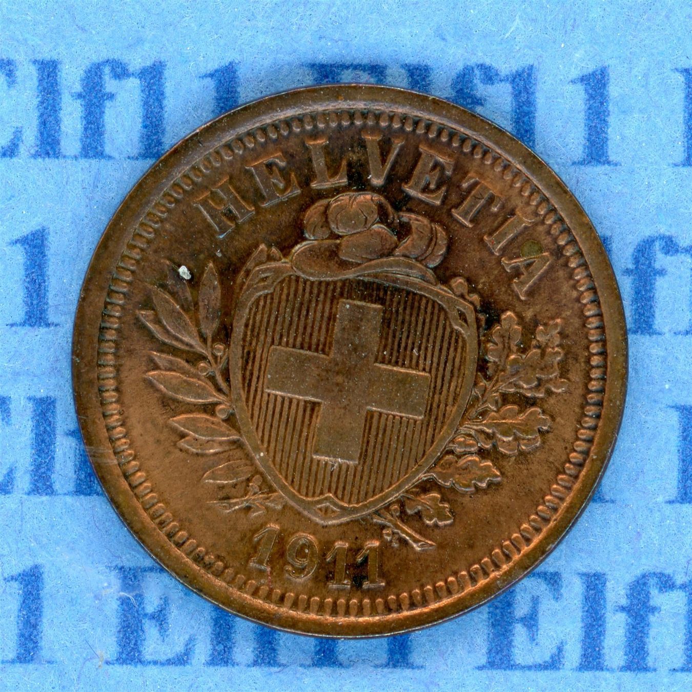 Tutti le monete: CHF___0.01 1911 unz 1 Rappen – Nuovo (secondo la descrizione) da Widnau venduto da Elf11