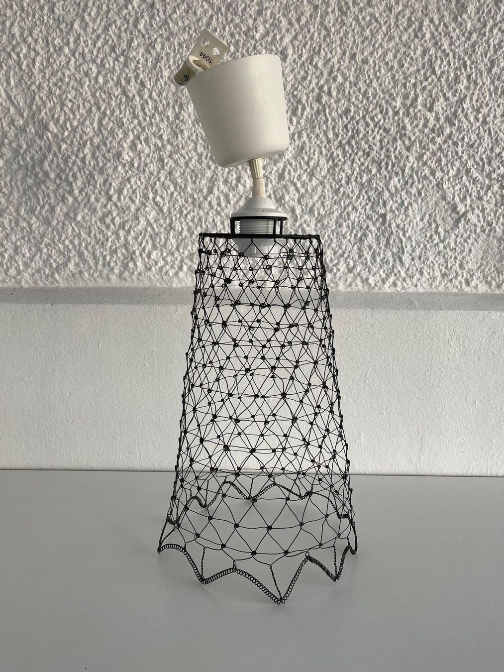 Lampade: Hängelampe mit Drahtgeflecht – Usato da Wetzikon ZH venduto da seli03