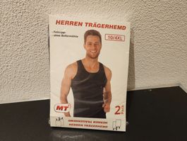 Neu - Trägerhemd blau 2 Stk. Gr.10/4XL (Verp. Beschädigt)