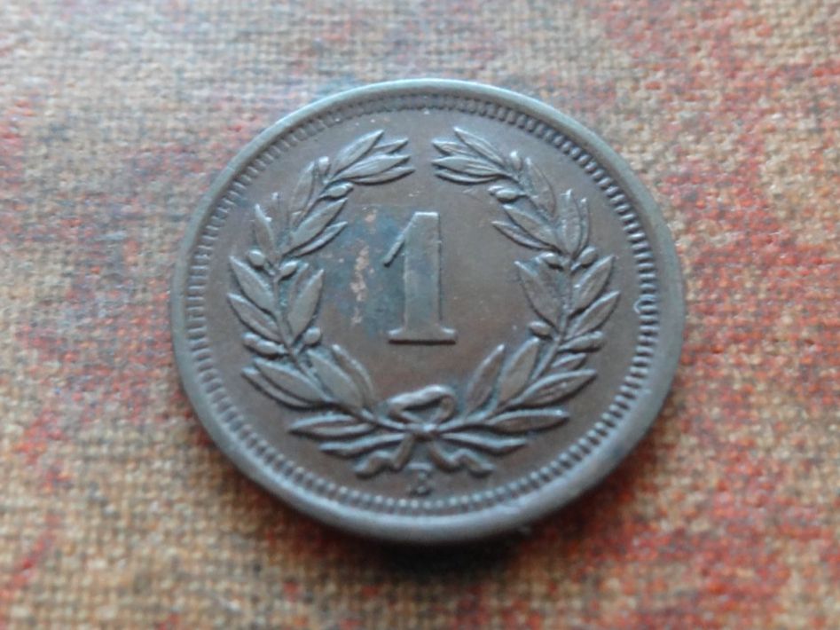 Tutti le monete: 1 Rp. 1909  (D) – Usato da Romanel-sur-Lausanne venduto da Swift13 1