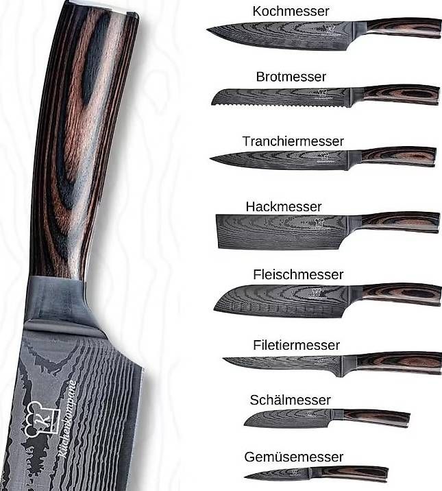 Küchenmesser: Asiatisches Messerset von Küchenkompane – Neu (gemäss Beschreibung) aus St. Margarethen TG von andi.h 1