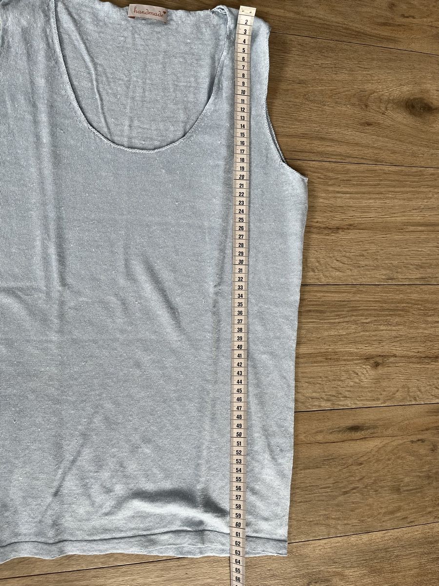 Top: Handmade Leinen Top hellblau – Nuovo (secondo la descrizione) da Kerns venduto da osco01 5