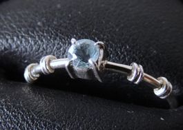 Aquamarin Silber 925 Fingerring