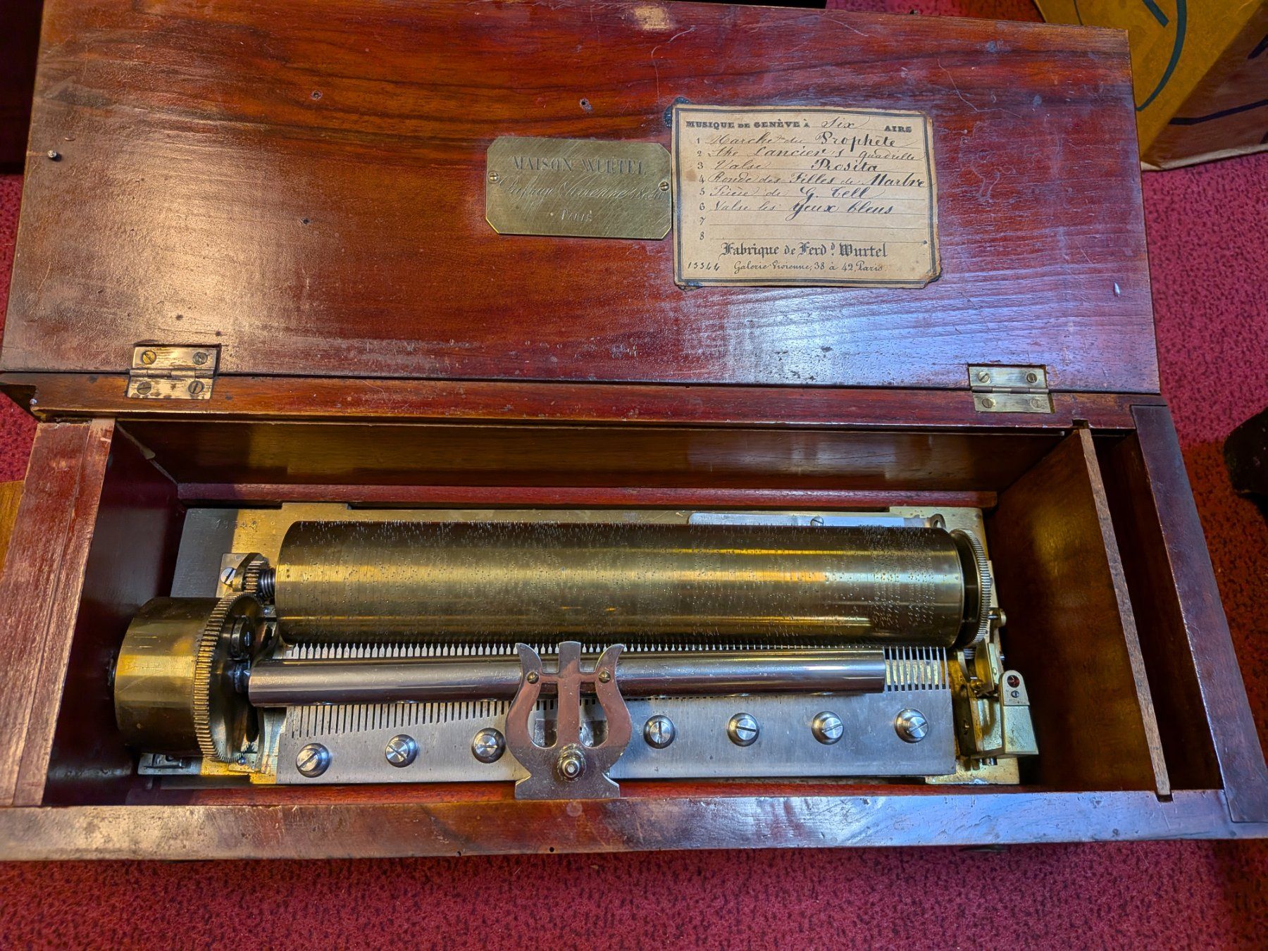 Boîtes à musique: Spieldose Wurtel Paris antik – D'occasion à Schönenwerd par kybi 8