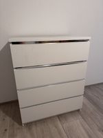 Weisse Kommode 4 Schubladen, modern, guter Zustand