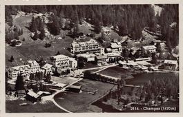 Champex, Feldpost / poste militaire 1935 SION CASERNE