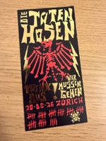 Die Toten Hosen - Samstag, 20.6.2026 - Zürich - 1x Stehplatz