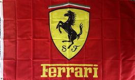 Fahne Ferrari rot 360 430 Enzo F40 F50 F60 La 599 SF90 812